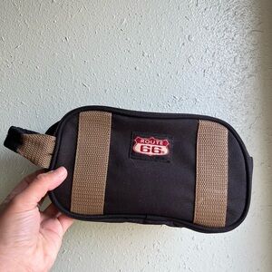 Route 66 Vintage Black and Tan Men's Bag